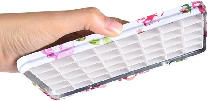40Pcs Empty Half Pans with Magnetic Stripe Watercolor Paint Travel Tin Palette Case, Artist Paints Half Pan Kits for DIY Watercolor Oils or Acrylics Painting Art Drawing Pink Rose