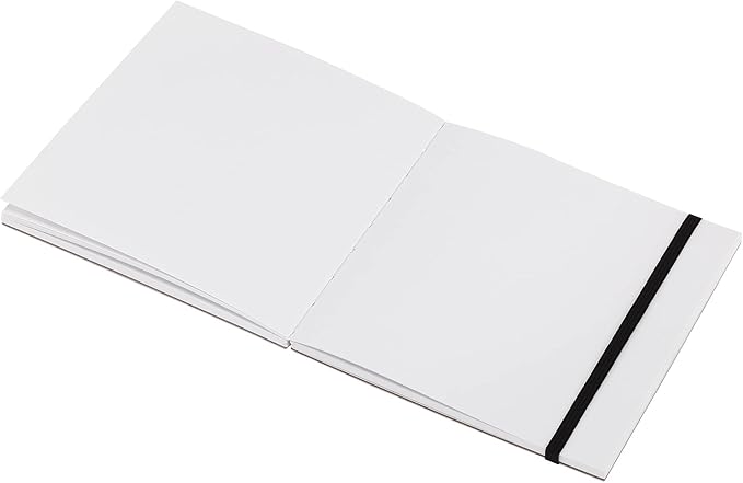 SoHo Urban Artist Brick Sketchbook Journals for Sketching, Drawing, Colored Pencils, Graphite, and More - Mixed Media 5.5"x5.5" (200 GSM, 40 Sheets)
