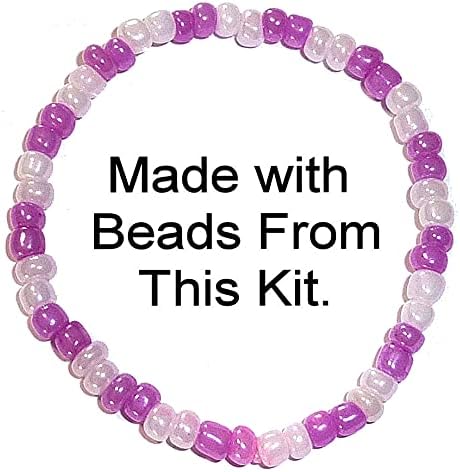 Seed Beads 6/0 4mm Glass Pony Beading DIY Craft Jewelry Making Assorted Mixed Colors, Large Bulk Set of Beads (Pastel Colors 3/4 Pound)