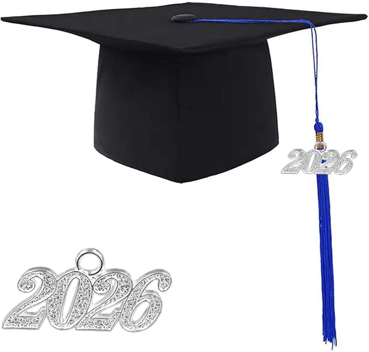 50 pieces 2026 Year Charm for Graduation Tassel Graduation Charm Pendant for DIY Jewelry Making