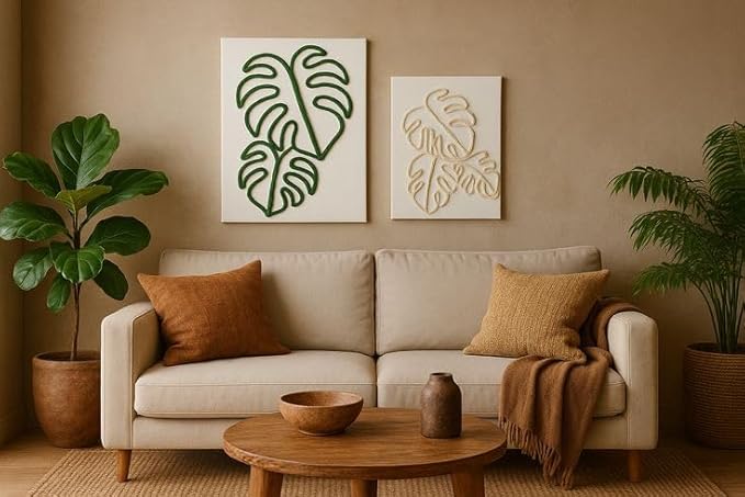 DIY Rope Canvas Kit for Beginners - Complete Macrame Ropes Supplies & Tools | DIY Macrame Art Wall Hanging Decor Starter Set, Craft Kits for Adults, Boho Wall Art Aesthetic Home Decoration (Green)