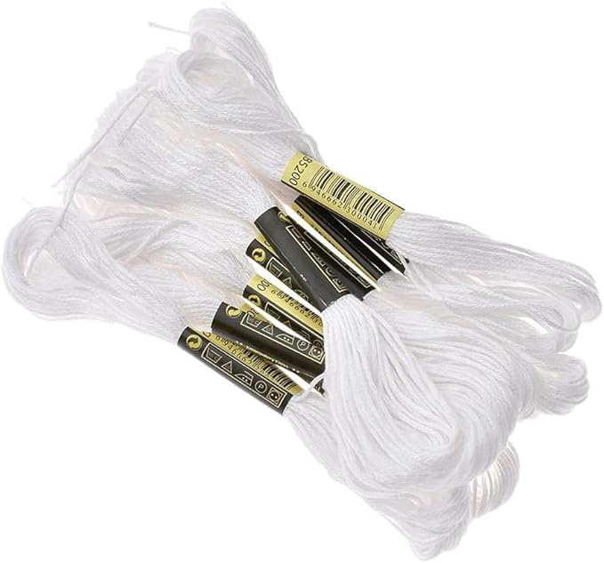 Embroidery Floss Kit-24 Skeins Premium Cross Stitch Thread for Knitting, Embroidery Stitching and Cross Stitch Project
