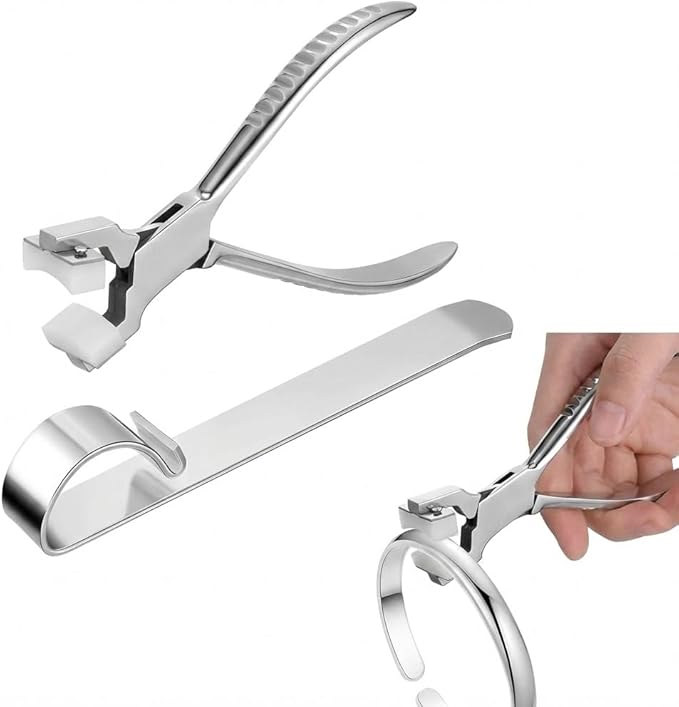 Didiseaon 1 Set Bracelet Bending Tool – Metal Jewelry Making Pliers & Bender Bar Kit for DIY Cuffs, Crafting Presents (Silver Shaping Supplies)
