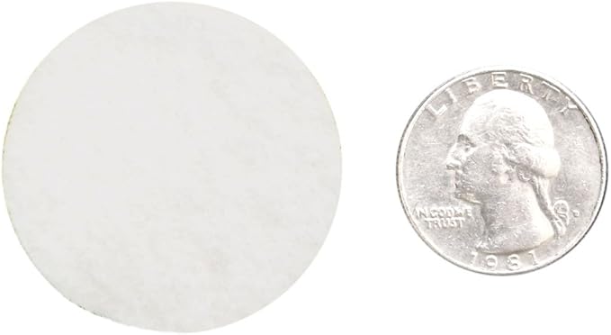Playfully Ever After Cream Off-White Craft Felt Circles (1.5 Inch - 94pc)