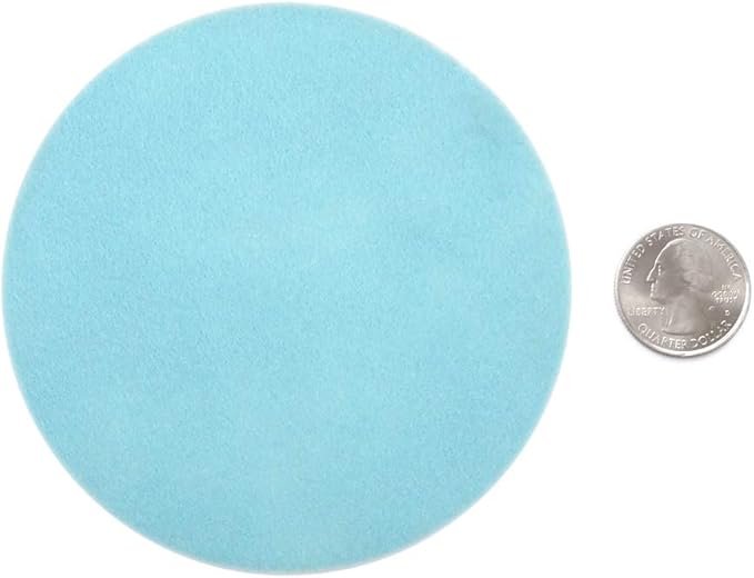 Playfully Ever After Light Blue Craft Felt Circles (4 Inch - 19pc)