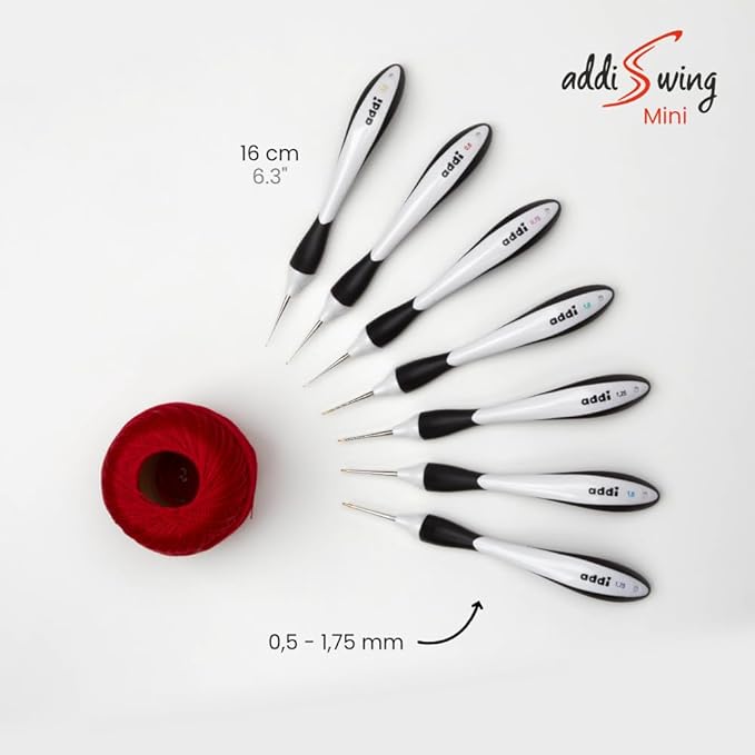 Addi Swing Crochet Hook - US 16 (.60mm) - Crochet Hook from Addi