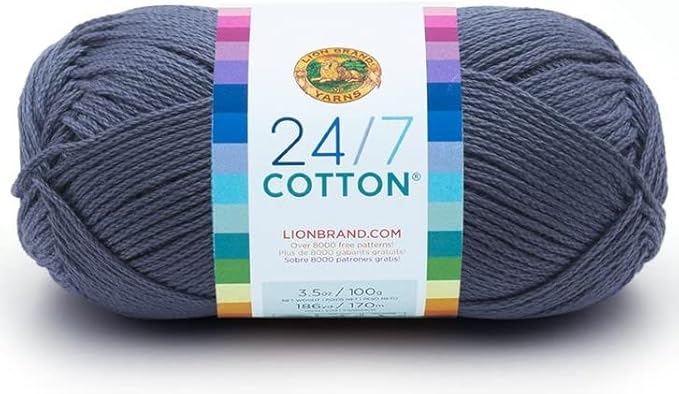Lion Brand Yarn - 24/7 Cotton - 6 Skein Assortment (Mountain)