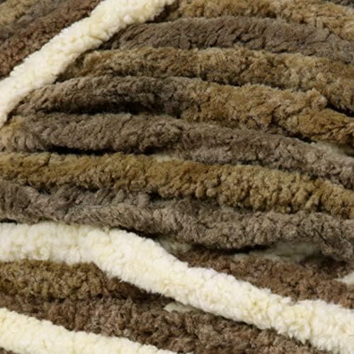 Bernat Blanket Gathering Moss Yarn - 2 Pack of 300g/10.5oz - Polyester - 6 Super Bulky - 220 Yards - Knitting/Crochet