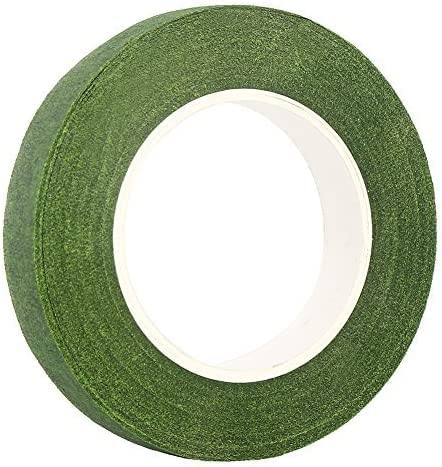 DECORA 1/2" Wide Dark Green Floral Tapes for Bouquet Stem Wrapping and Floral Crafts Supply