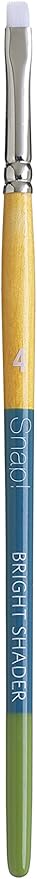 Princeton PAB98504 Snap Brush Taklon, White