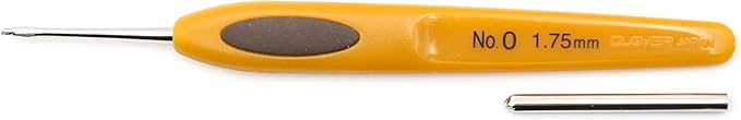 Clover Soft Touch Steel Crochet Hook: 1.75mm