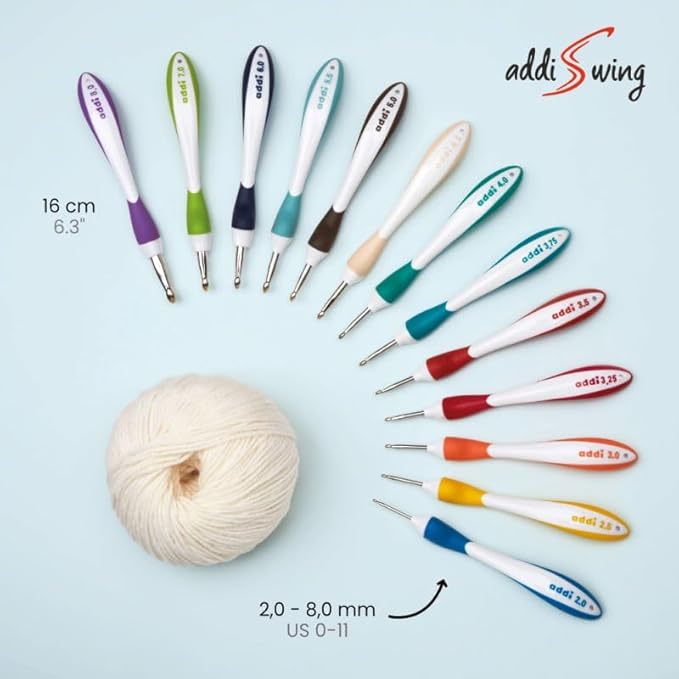 addi Swing Crochet Hooks 4.50mm