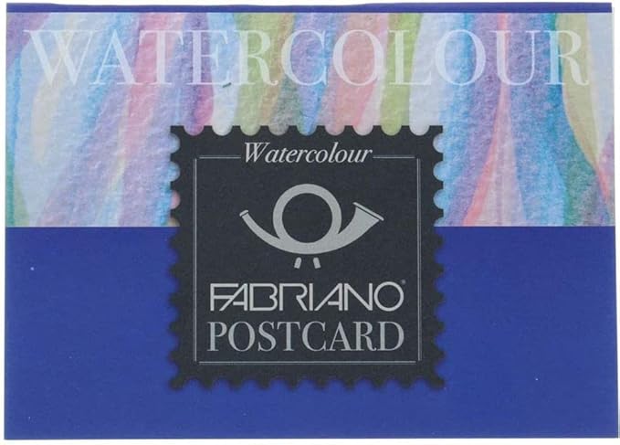Fabriano Studio Watercolor Pad, Cold-Press, 4" x 6", 140 lb, 20 Sheets, White
