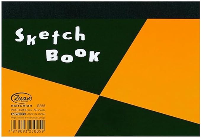 Maruman ZUAN Sketchpad 5.83 x 3.94 Inches (Postrcard size), Unruled, 50 pages (S255)