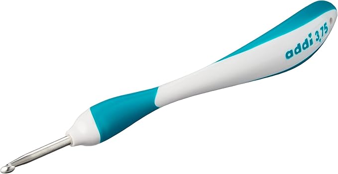 Addi Swing Crochet Hook, Turquoise 3.75mm