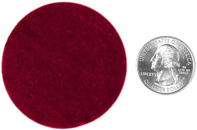 Playfully Ever After Cardinal Red Craft Felt Circles (2 Inch - 44pc)