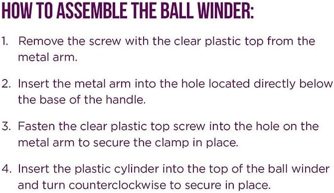Knit Picks Yarn Ball Winder for Knitting and Crocheting (Blue)