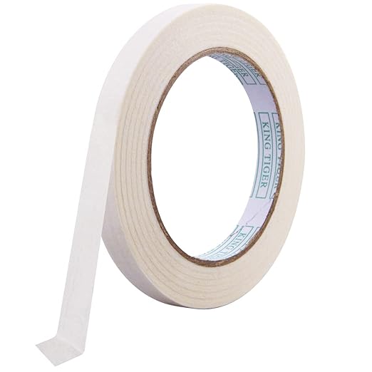 Fantasyon White Art Tape Masking Artists Tape Removable Paper Tape for Drafting Art Watercolor Painting Canvas Framing - 164FT Long(1/2 Inch)