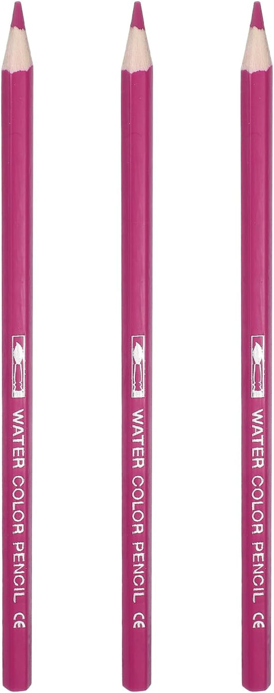 PATIKIL Watercolor Pencils, Peach Blossom Red Color Pencil Set Sketch Coloring Drawing Colored Pencils Bulk Artist Drawing Supplies for Adult Coloring Book Blending, 3 Pcs
