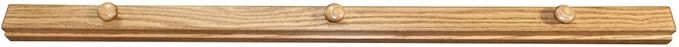 RRD Quilt Hanger for Wall for Display - Amish Made Wooden Quilt Rack Wall Mount - Rustic Tapestry Quilt Wall Hangers (Oak Wood, Fruitwood Stain, 84" Long)
