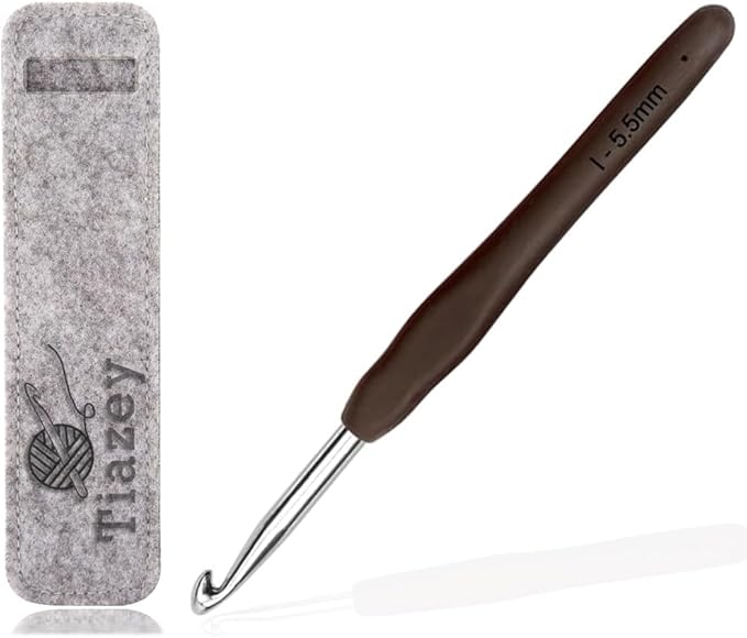 Size I, 5.5mm Crochet Hook, Ergonomic (5.5 mm)