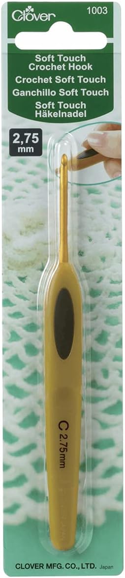 CLOVER Soft Touch Crochet Hooks Size C (2.75mm)