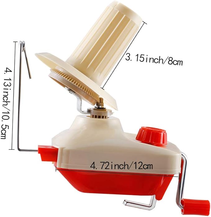 BUTUZE Yarn Winder, Ball Winder for Crocheting, Manual Yarn Ball Winder, Quick Install Efficient Yarn Ball Maker Tool for Crafting Enthusiasts