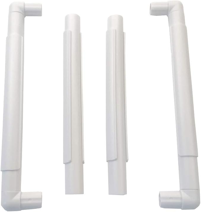 11 x 11 plastic cross stitch frame square embroidery hoop white diy sewing tools sewing hoop handhold craft clip embroidery snap frame hoop for cross stitching quilting (11 x 11)