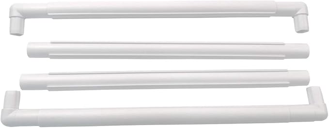 17 x 17 plastic cross stitch frame square embroidery hoop white diy sewing tools sewing hoop handhold craft clip embroidery snap frame hoop for cross stitching quilting (17 x 17)