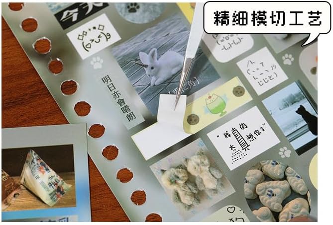 Alideco 30pcs Scrapbook Stickers Vintage Cakes Cuisine Desserts Sticker Book for Adults Sticker journaling Stickers for Scrapbooking (wodexiaxiang)