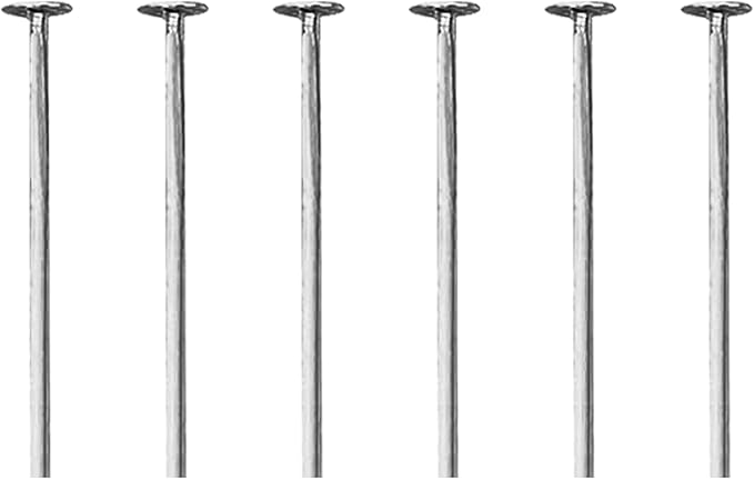 Mandala Crafts 1 Inch Gunmetal Flat Head Pins for Jewelry Making Earring Making Supplies – 500 PCs Jewelry Findings for Making Earring DIY Bracelets Rosary Charms