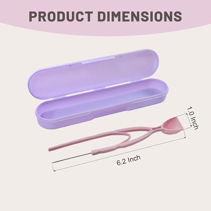 2.6mm Fuse Bead Single Needle Tweezer & Aligner Tray Kit, Efficient Iron Bead Sorting Tools with Effortless Beads Recovery for Experienced Enthusiasts(Purple)