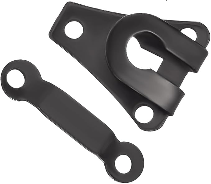 24 Sets Sewing Hook and Eye Closure – Pants Clasp - Clothing Hook Fasteners - Bra Hooks Metal - Pants Clips for Waist - Set for Trousers Skirt Dress Sewing DIY Craft Accessories – Black