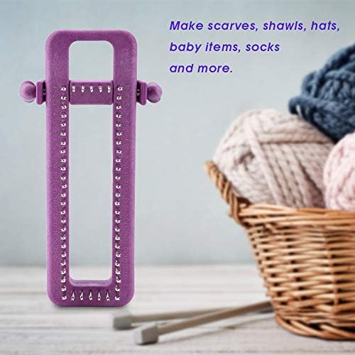 POCREATION Adjustable Sock Kit for Knitting, Reusable DIY Sock Knitting Tool, One Size Fits Most for Kids to Adult 42 Sock Size