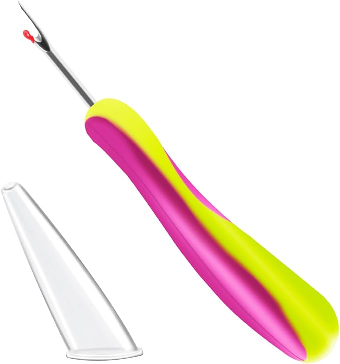 Needle and Thread Seam Ripper, Rippers for Sewing and Thread,Remover Stitch Tool for Hand Sewing, Knitting, Cross Stitching, Embroidery and Thread Removal (Green)