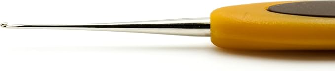 Clover 1025 Soft Touch Steel Crochet Hooks, No. 10/0.75mm