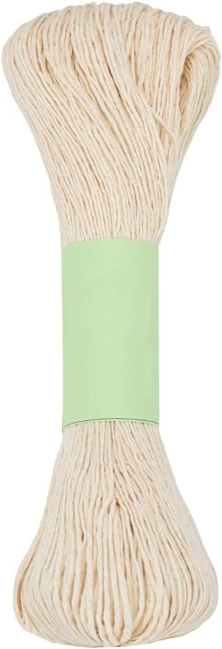 FREEBLOSS 100M Sashiko Thread 100% Cotton Cord Quilting & Embroidery Floss for Hand Sewing 6 Stranded Thick Sewing Thread for Embroidery Supplies
