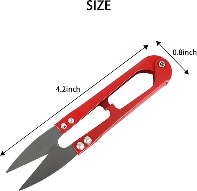 UCEC 12 Packs Thread Snips for Sewing Scissors Small Crochet Scissors Thread Cutter Yarn Cutter, 4.2" Sewing Snips Great for Stitch, Embroidery, Knitting, Mini DIY Supplie Colorful(COLOR RANDOM)