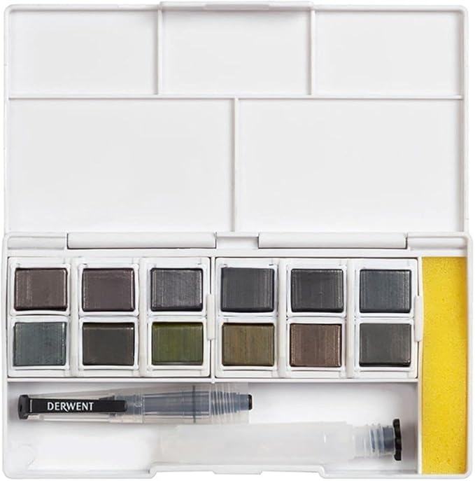 Derwent Graphitint Paint 12 Pan Palette