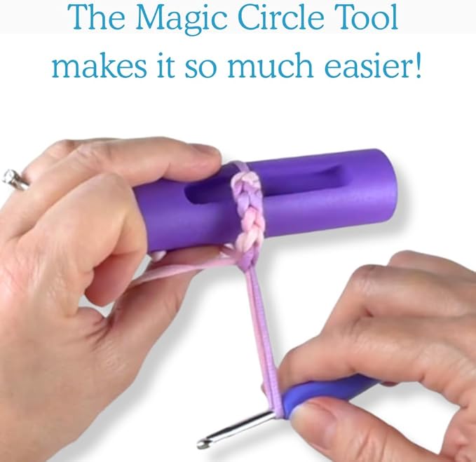 KelliDream Magic Circle Tool Inclusive Learn to Crochet Kit for Beginners; Step-by-Step Video Tutorials; All Supplies to Make Cute Amigurumi (Octopus)