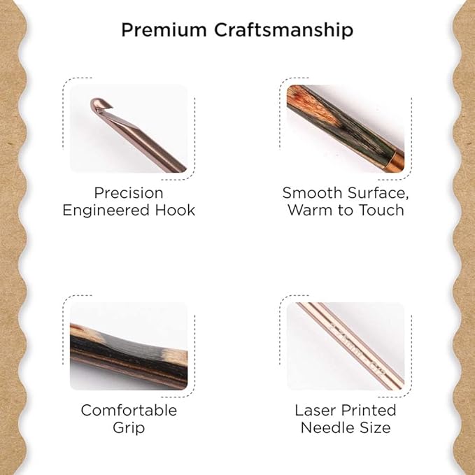 Knitter’s Pride Terra Single-Ended Crochet Hook – US Size C (2.75mm)