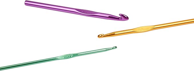 14PCS Aluminum Crochet Hooks Knitting Needles with Ergonomic Handles for Arthritic Hands 2.0mm/2.5mm/3.0mm/3.5mm/4.0mm/4.5mm/5.0mm/5.5mm/6.0mm/6.5mm/7.0mm/8.0mm/9.0mm/10.0mm