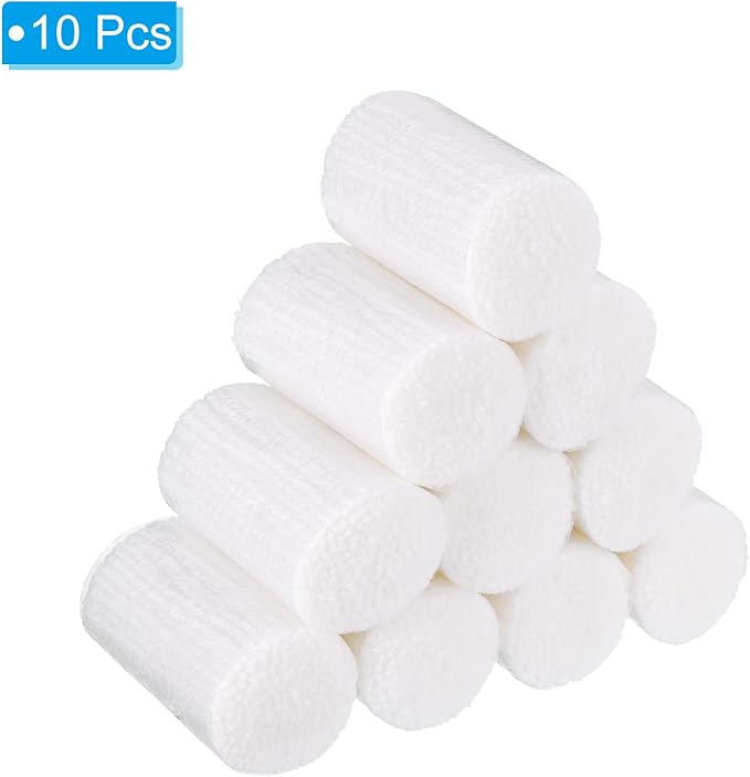PATIKIL 10 Rolls Latch Hook Yarn Kit - Precut Rugs Yarn for Crochet Bundles, Tapestry DIY Craft - Adults Beginners Rug Making - White