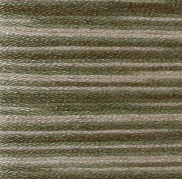 KCS Big skeins of 25 Meters Size 25 Color Variegated Cross Stitch Stranded Threads,6 skeins,4145