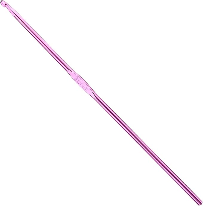 3mm Aluminum Crochet Hook, Smooth Crochet Needles, Knitting Needles for Yarn Craft, Great Handmade DIY Present for Friends, Random Color