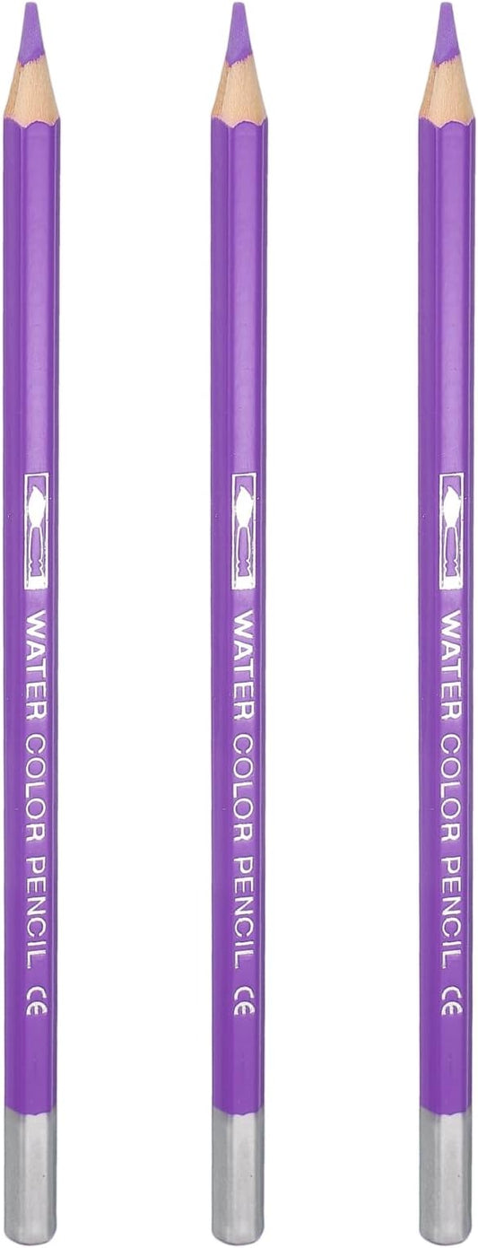 PATIKIL Watercolor Pencils, Wisteria Color Pencil Set Sketch Coloring Drawing Colored Pencils Bulk Artist Drawing Supplies for Adult Coloring Book Blending, 3 Pcs