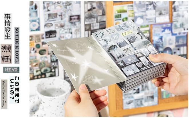 Alideco 30pcs Scrapbook Stickers Vintage Ancient Dreamcore Style Elements Sticker Book for Adults Sticker journaling Stickers for Scrapbooking (huiyoufuguang)