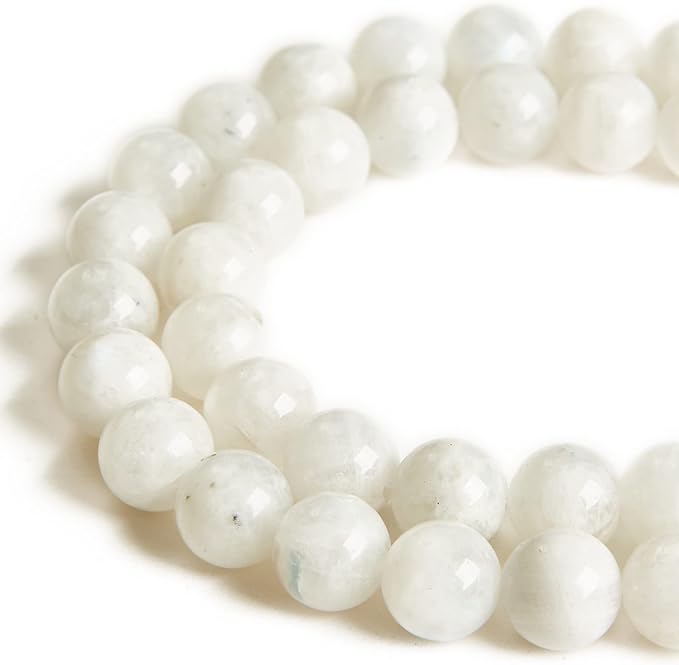 100pcs 6mm moonstone beads natural gemstone beads round loose beads for jewelry making