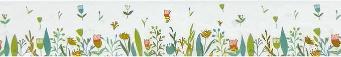 allydrew Gold and Silver Foil Washi Masking Tape, 15mm x 10M, Petite Floral