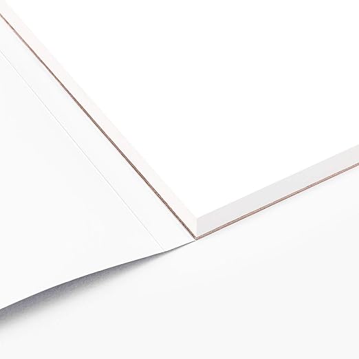 Amazon Basics Watercolor Pad for Beginners, Artists, Adults and Students, Cold Press Textured Surface, 9"x12", 140 lb / 300 gsm, 30 Sheets, White